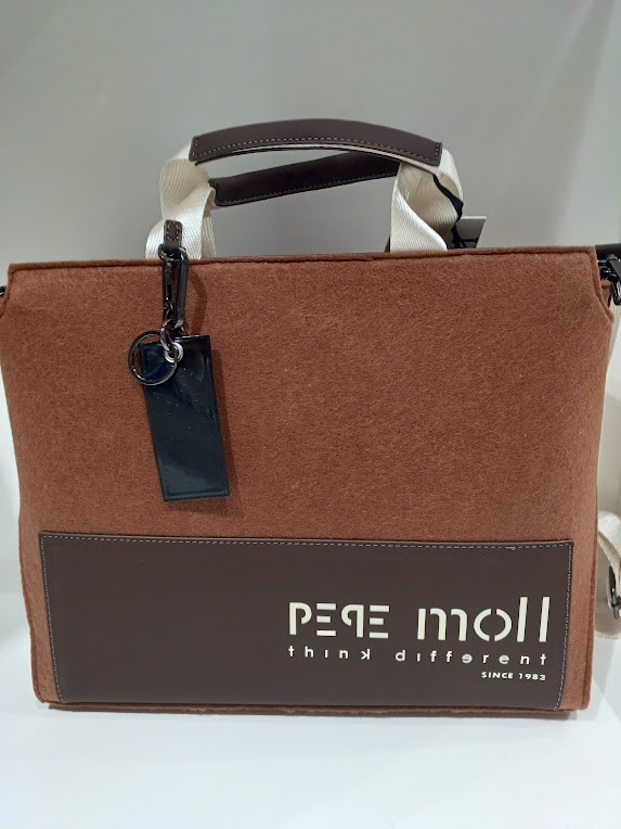 bolso de mano loden cuero Pepe Moll bolso de mano loden cuero Pepe Moll
